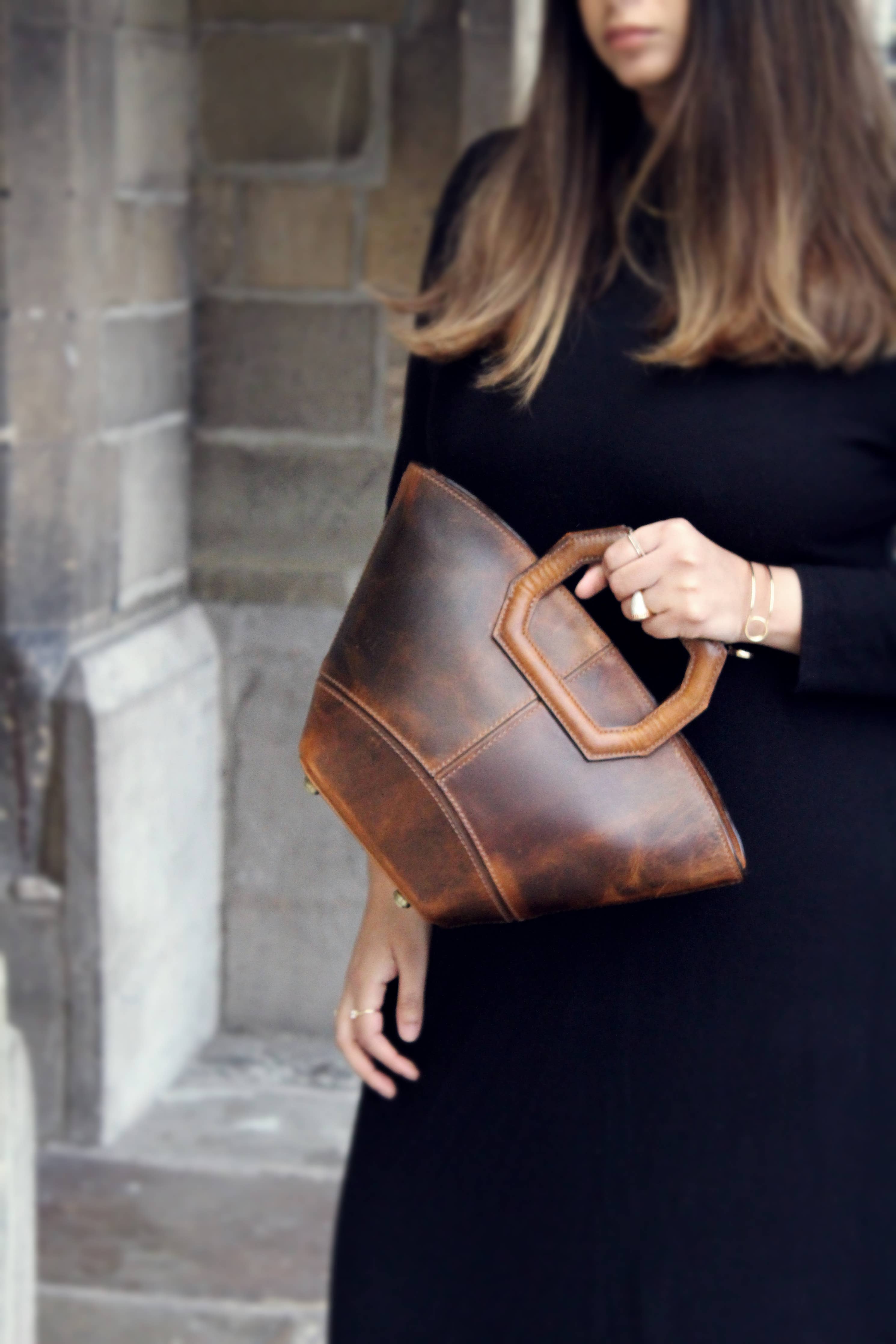 Womens Leather Handbag Crossbody Bag Small tote