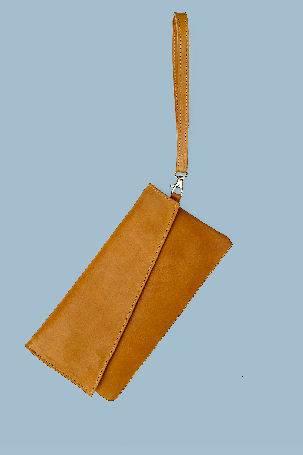 Asymmetric Clutch | Handmade Wristlet | Leather Clutch Purse