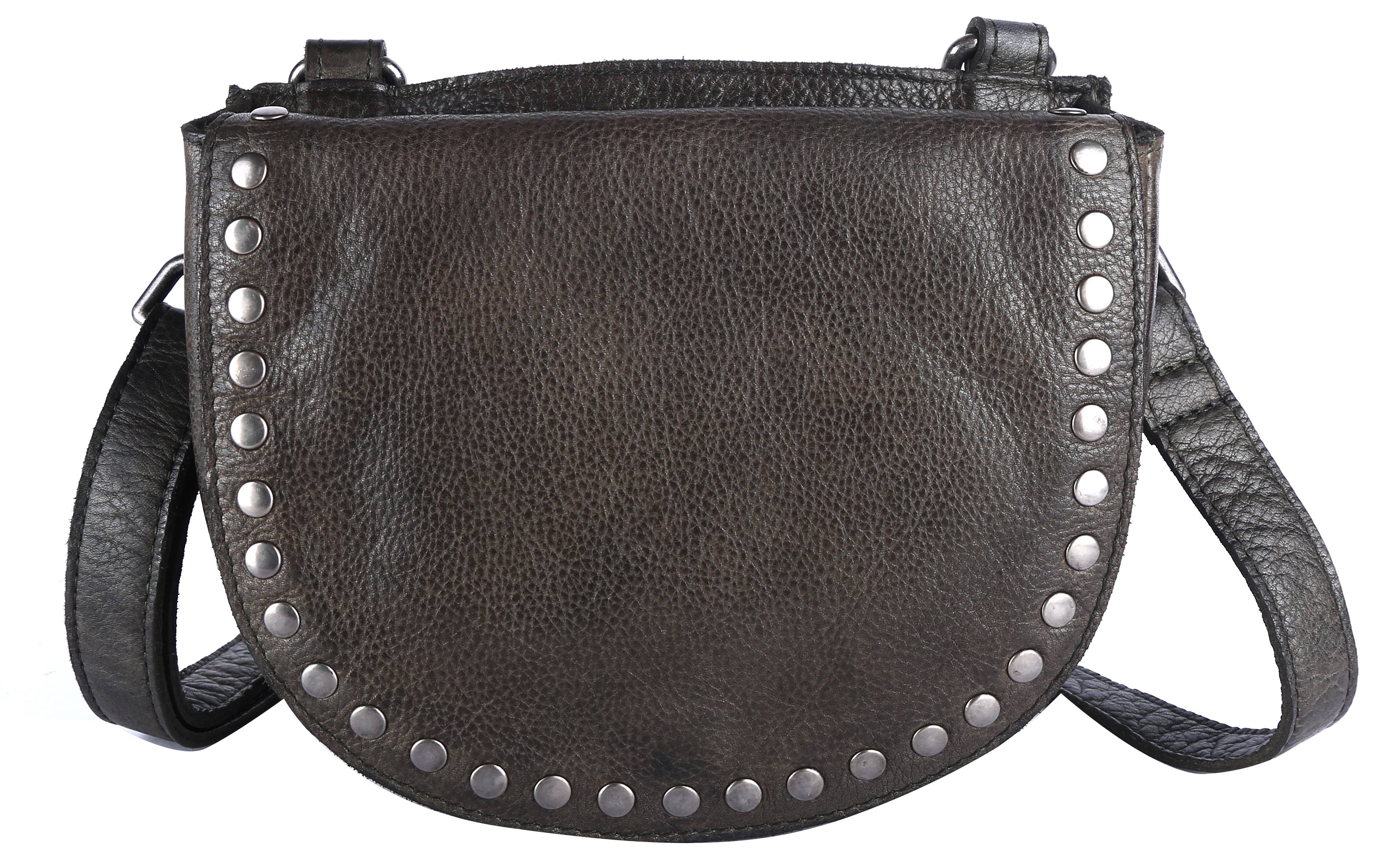Janna Handcrafted Leather Crossbody Bags: Black