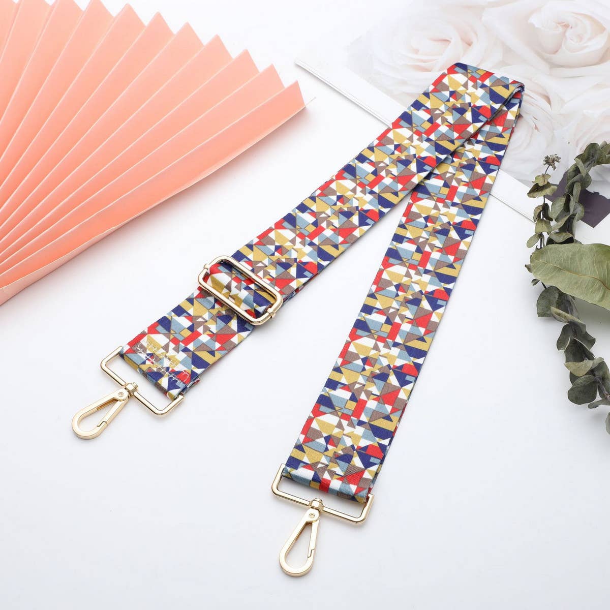 Boho Adjustsble Colorful Cross Body Guitar Purse Strap