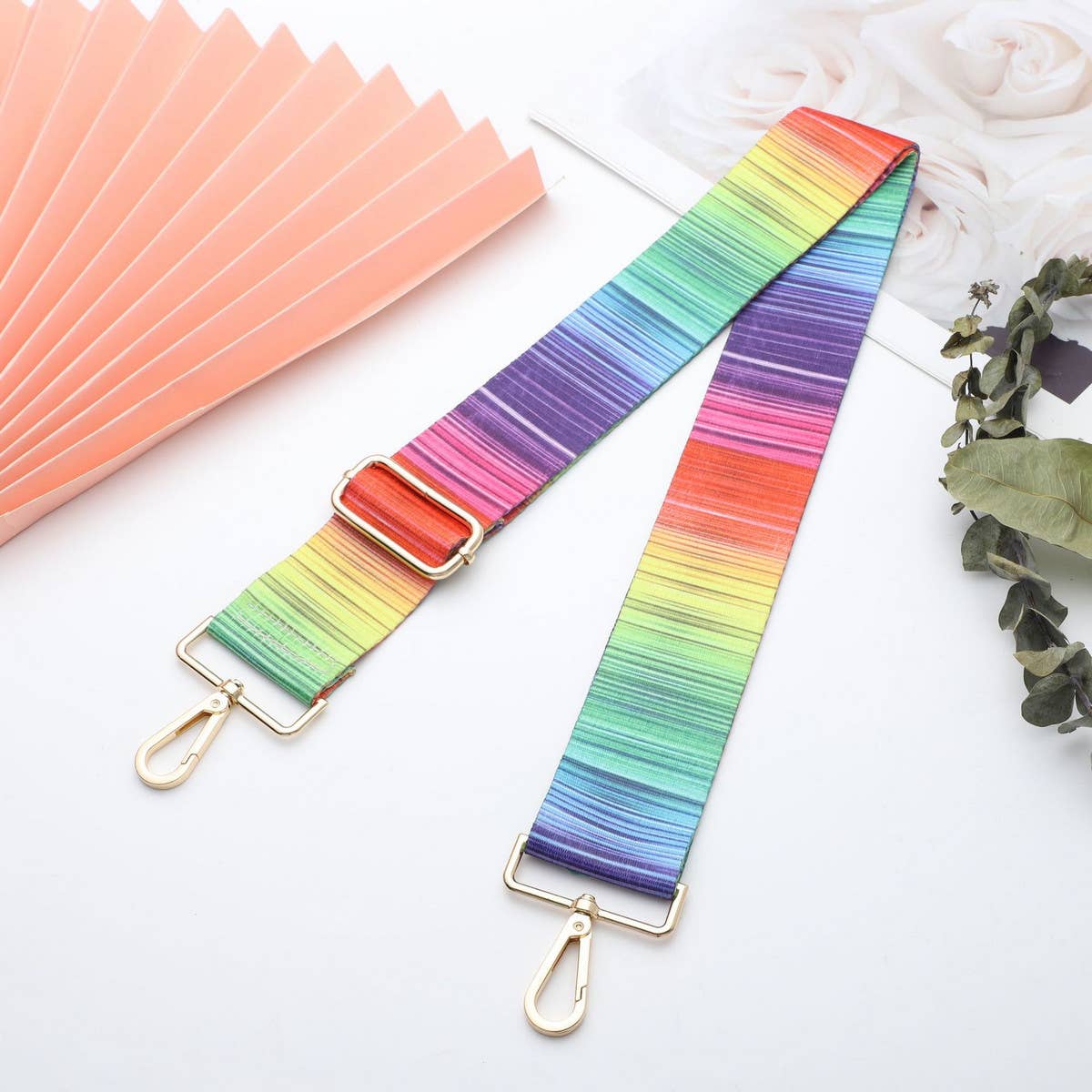 Boho Adjustsble Colorful Cross Body Guitar Purse Strap