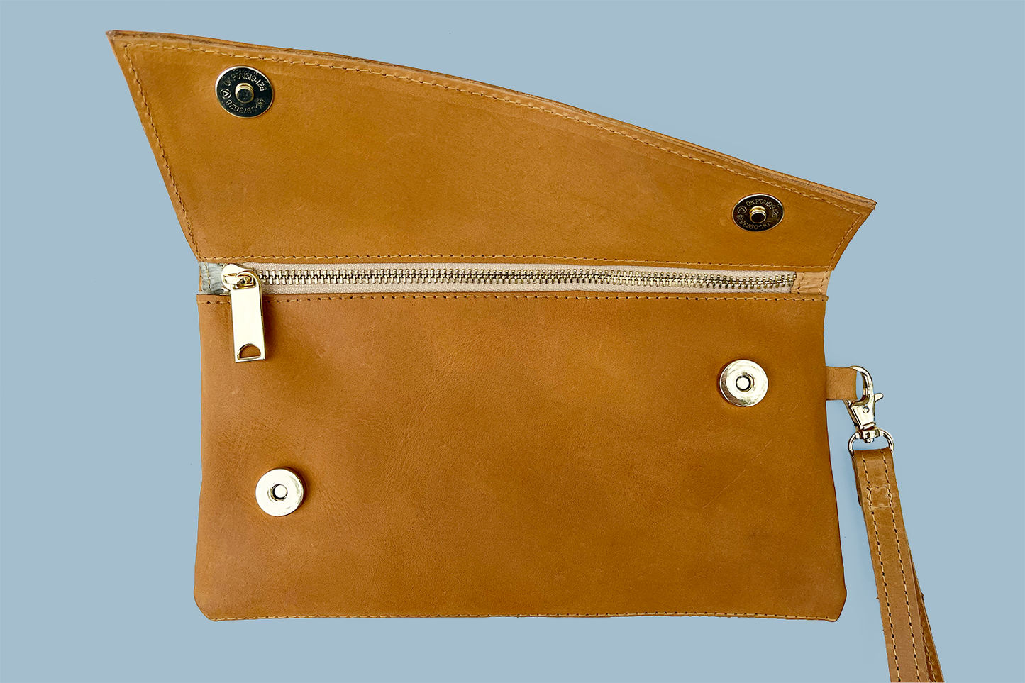 Asymmetric Clutch | Handmade Wristlet | Leather Clutch Purse